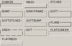 Groupbox Borderstyleプロパティ